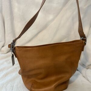 Coach Camel Leather Shoulder Bag – Style No. B3S-9186